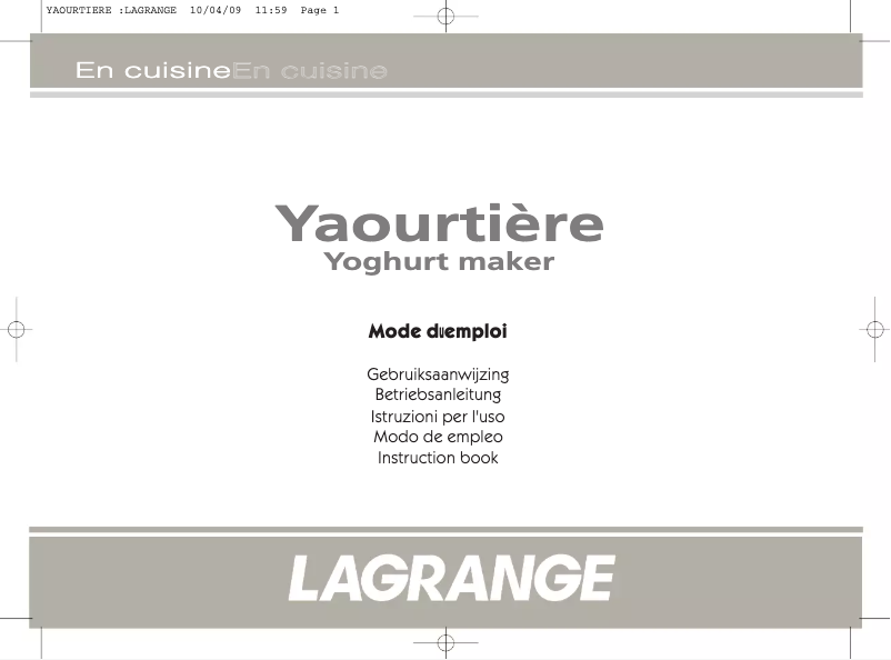 Page 1 of the manual User Manual TTM LA-439101