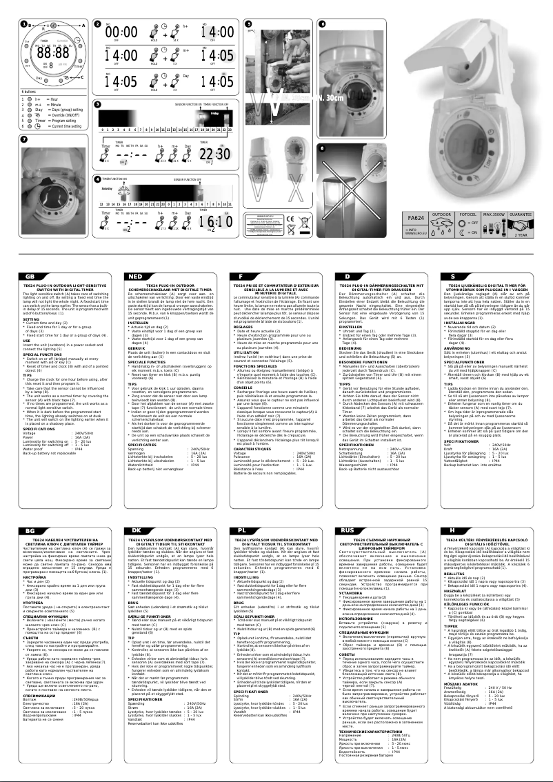 Page 1 de la notice Manuel utilisateur Flamingo FA624