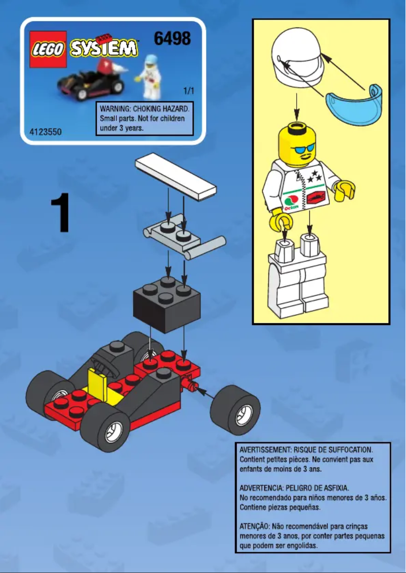 Page 1 of the manual User Manual Lego GO-CART