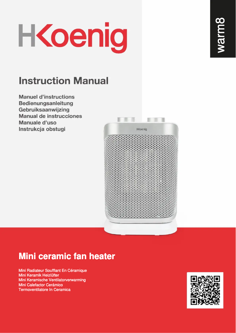 Image de la première page du manuel de l'appareil WARM8