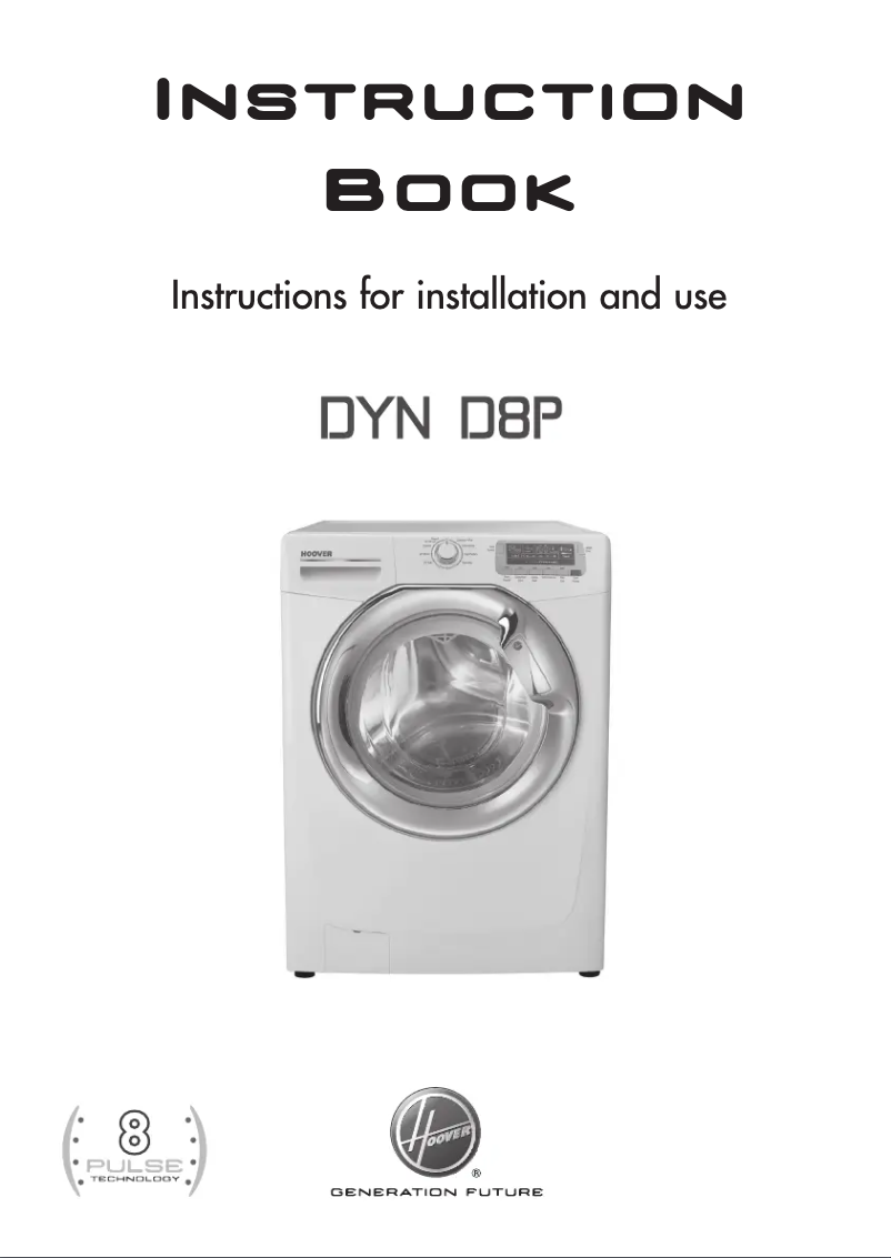 Page 1 de la notice Manuel utilisateur Hoover DYN 9144DG/L2-80