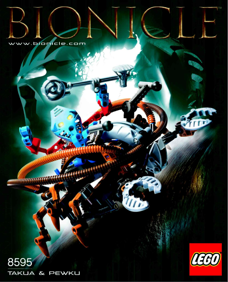 Page n°1 - Manuel utilisateur Lego Bionicle 8595
