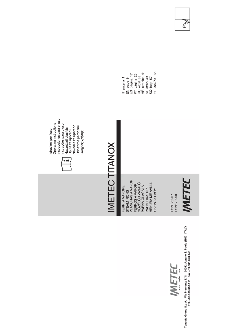 Image de la première page du manuel de l'appareil Zerocalc K3 1900