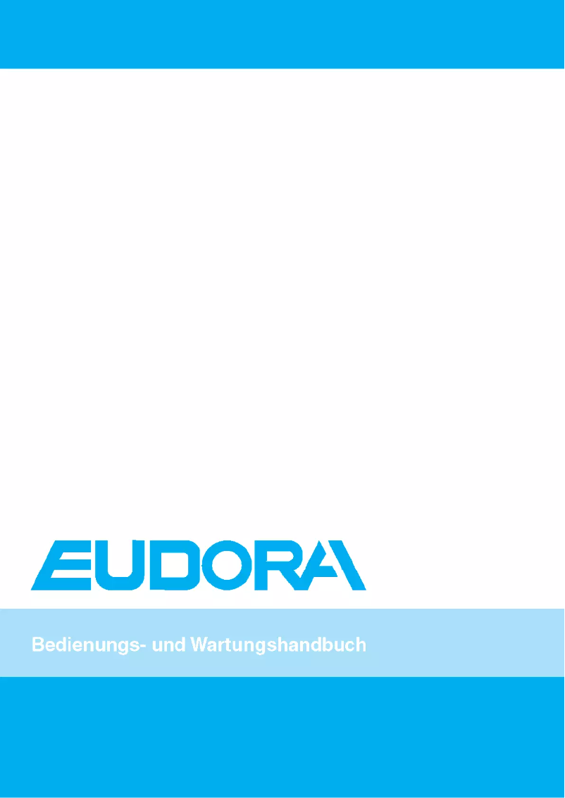 Page 1 de la notice Manuel utilisateur Eudora WA 660