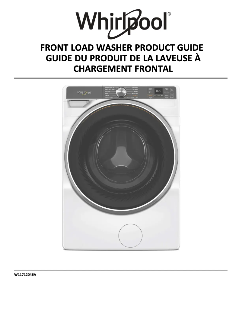 Página 1 del manual Información de garantía Whirlpool WFW6720RW