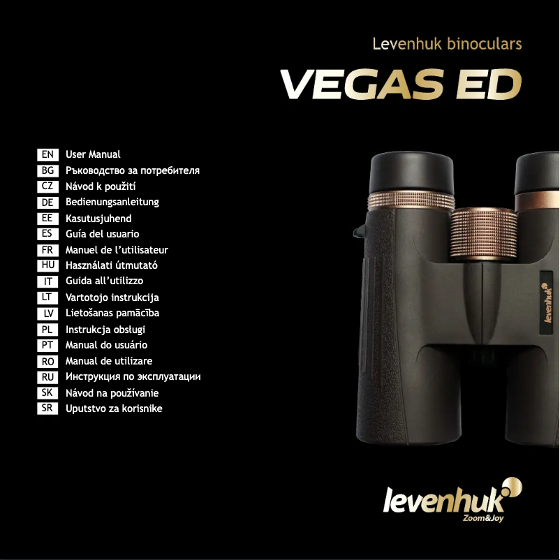 Page n°1 - Manuel utilisateur Levenhuk Vegas ED 8x32