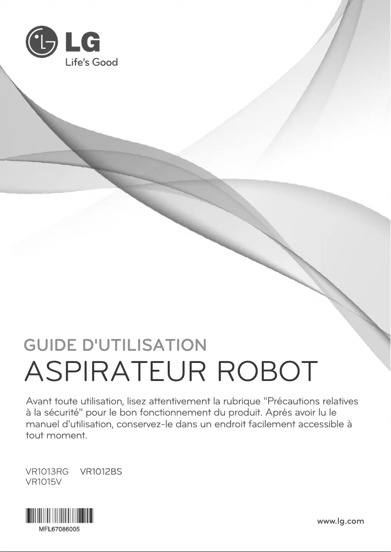 Página 1 del manual Manual de usuario LG VR1015V