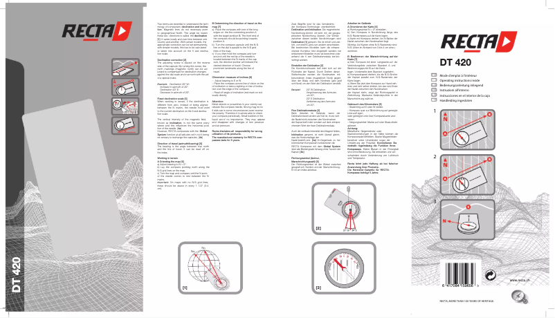 Página 1 del manual Manual de usuario Recta DT-420