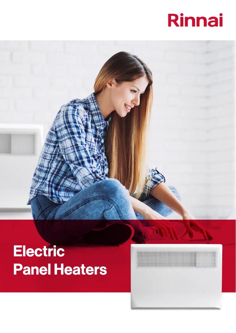 Page 1 de la notice Fiche technique Rinnai PEPH10PEW