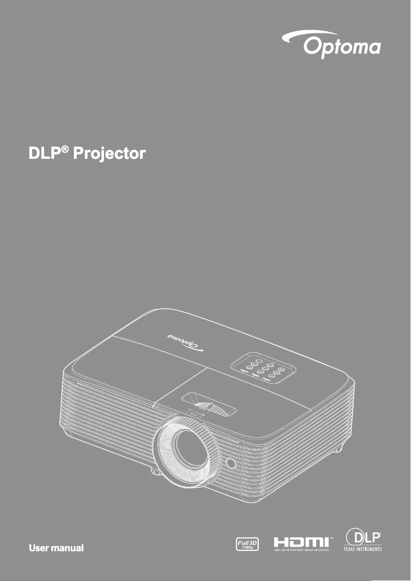 Page n°1 - Manuel utilisateur Optoma HZ146X-W
