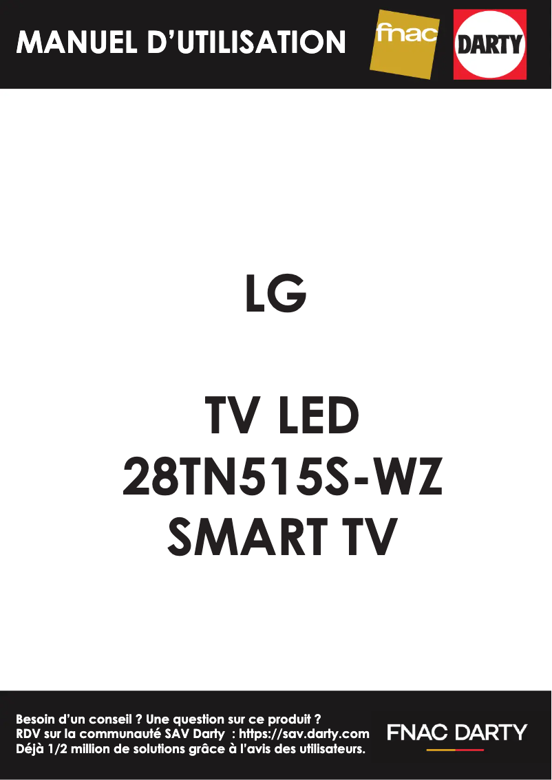 Página 1 del manual Manual de usuario LG 28TN515S