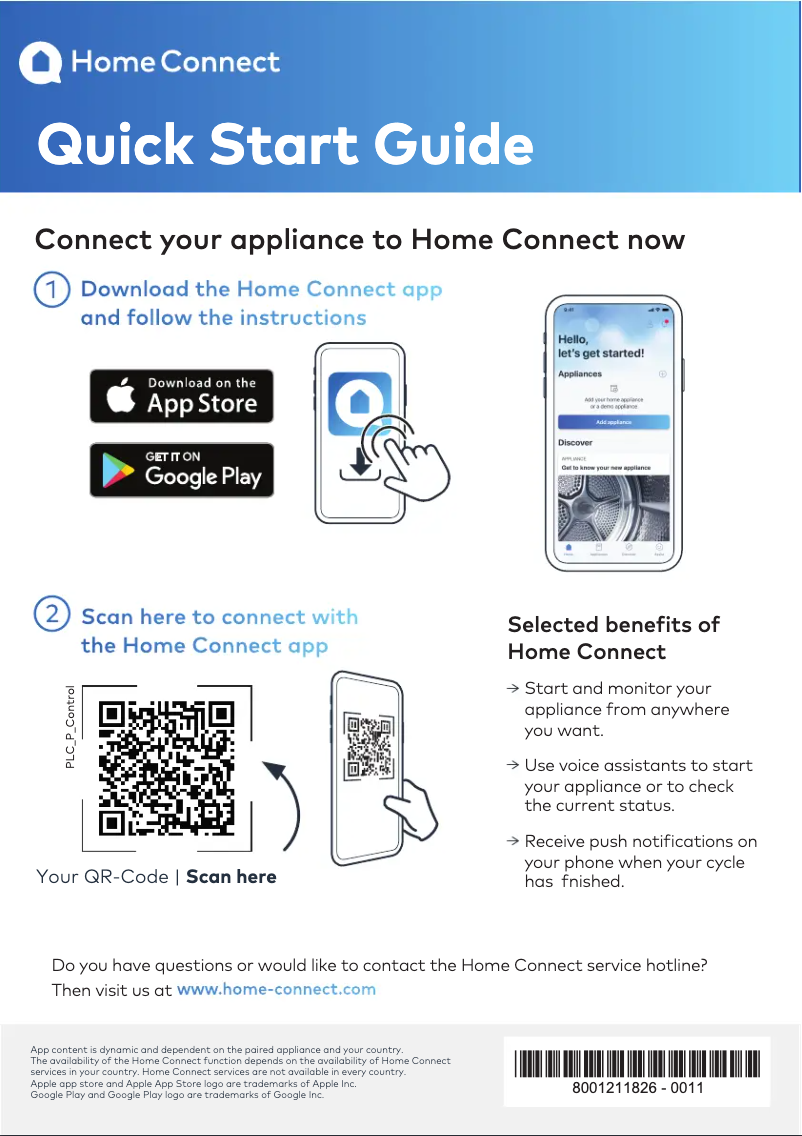 Page 1 of the manual Quick Start Guide Bosch WAW285H1UC