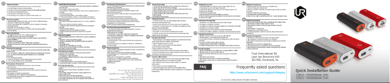 Page 1 de la notice Manuel utilisateur Trust Cinko 2600