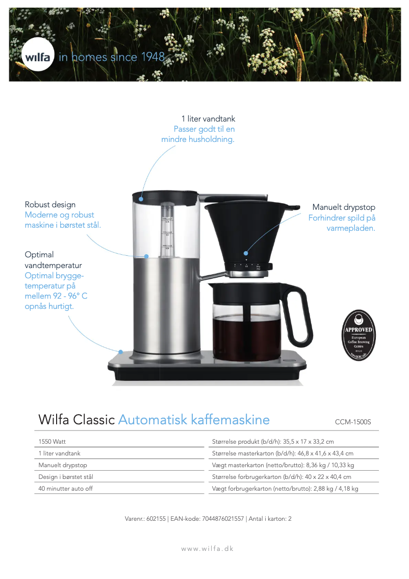 Image de la première page du manuel de l'appareil Classic CMC-1550B