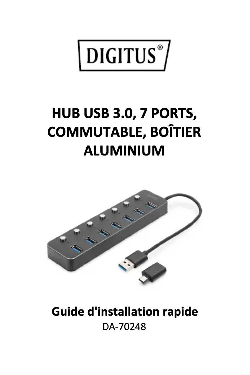 Page n°1 - Manuel utilisateur Digitus DA-70248