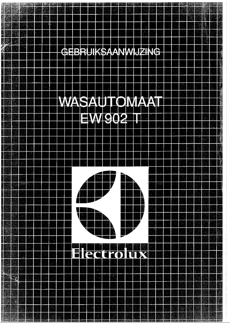 Page n°1 - Manuel utilisateur Electrolux EW902T