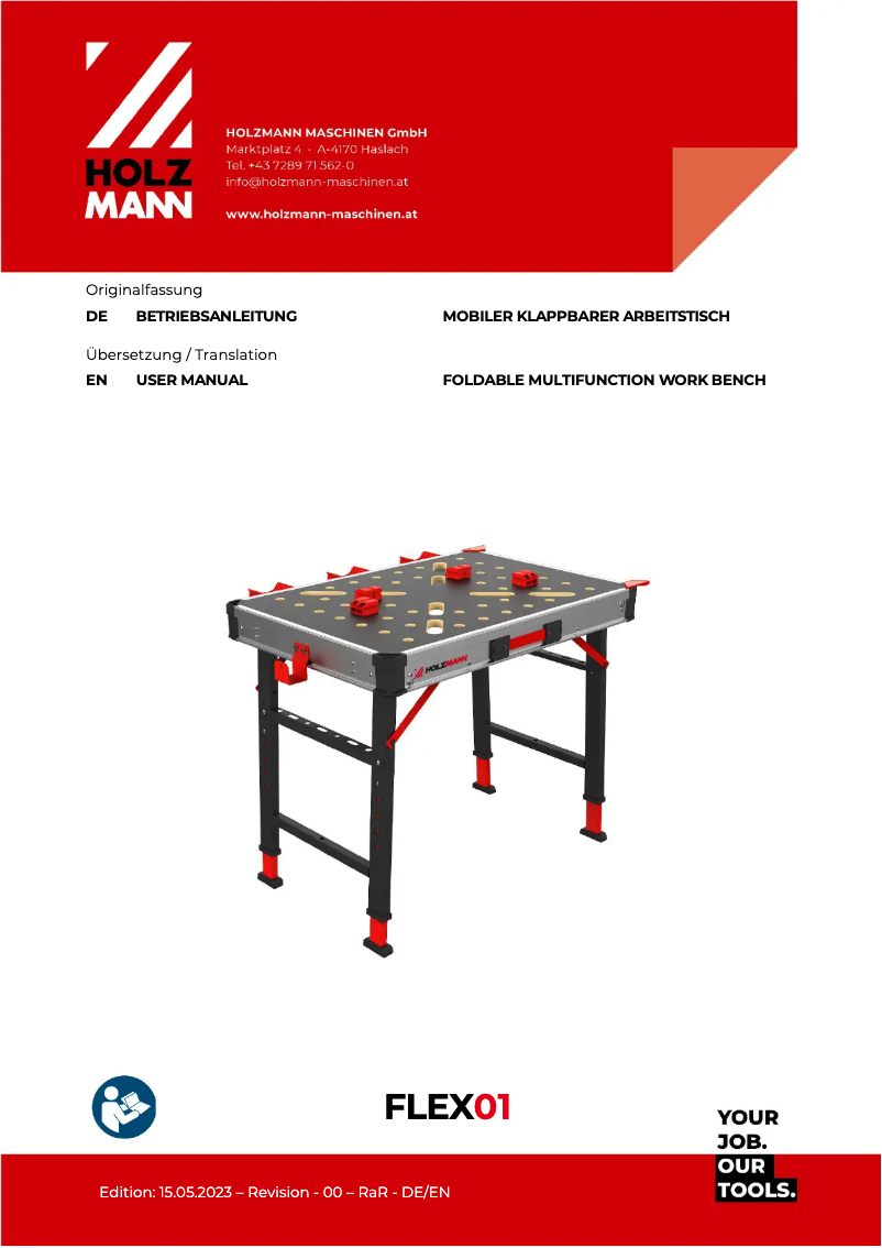 Image de la première page du manuel de l'appareil FLEX01