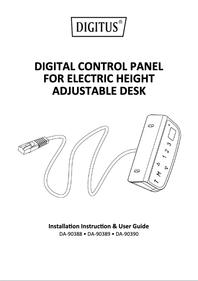 Page 1 de la notice Manuel utilisateur Digitus DA-90389
