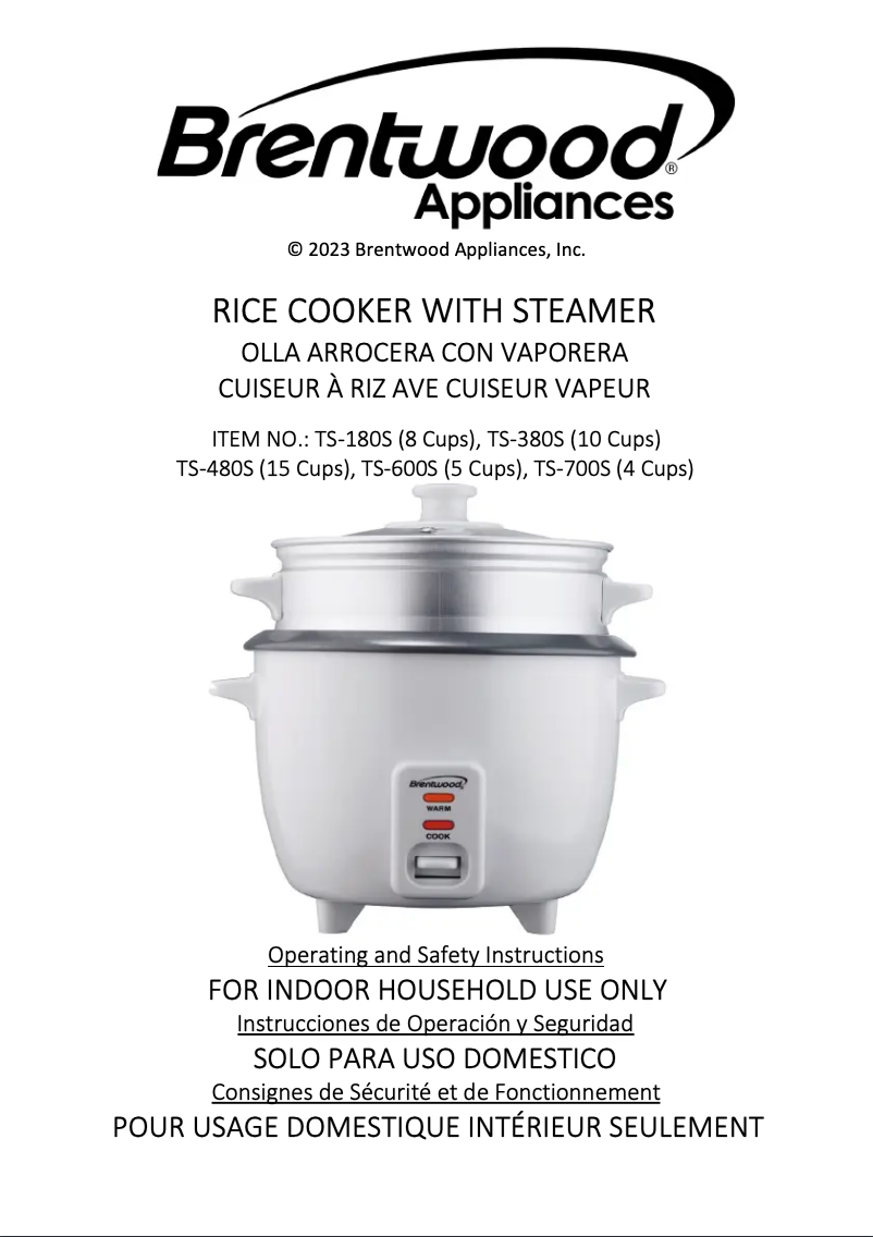 Image de la première page du manuel de l'appareil TS-480S