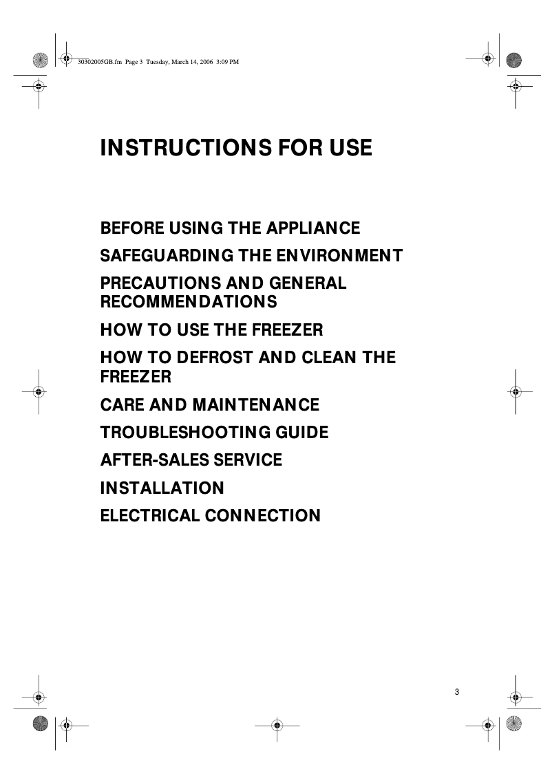 Page 1 de la notice Manuel utilisateur Whirlpool WV1400 A+W