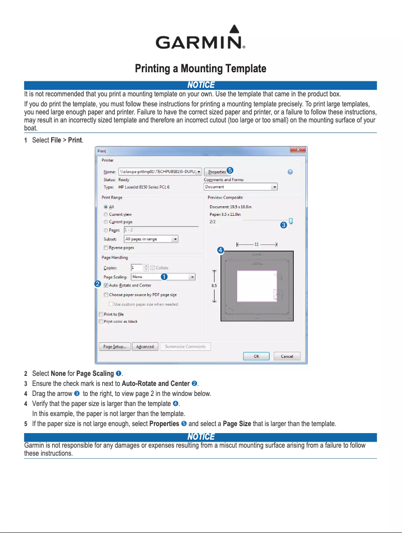 Image de la première page du manuel de l'appareil GPSMAP 1223