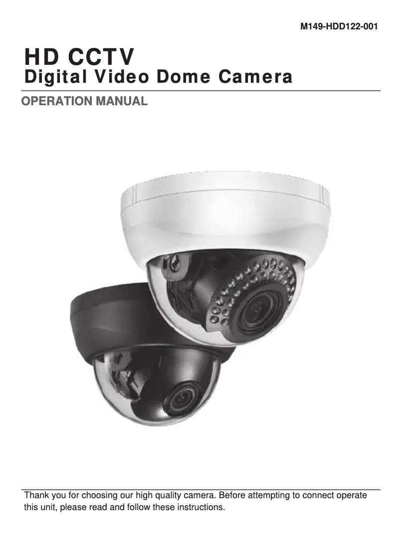 Image de la première page du manuel de l'appareil KPC-HDD122MV