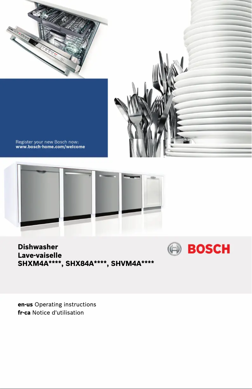 Page 1 of the manual User Manual Bosch SHXM4AY55N