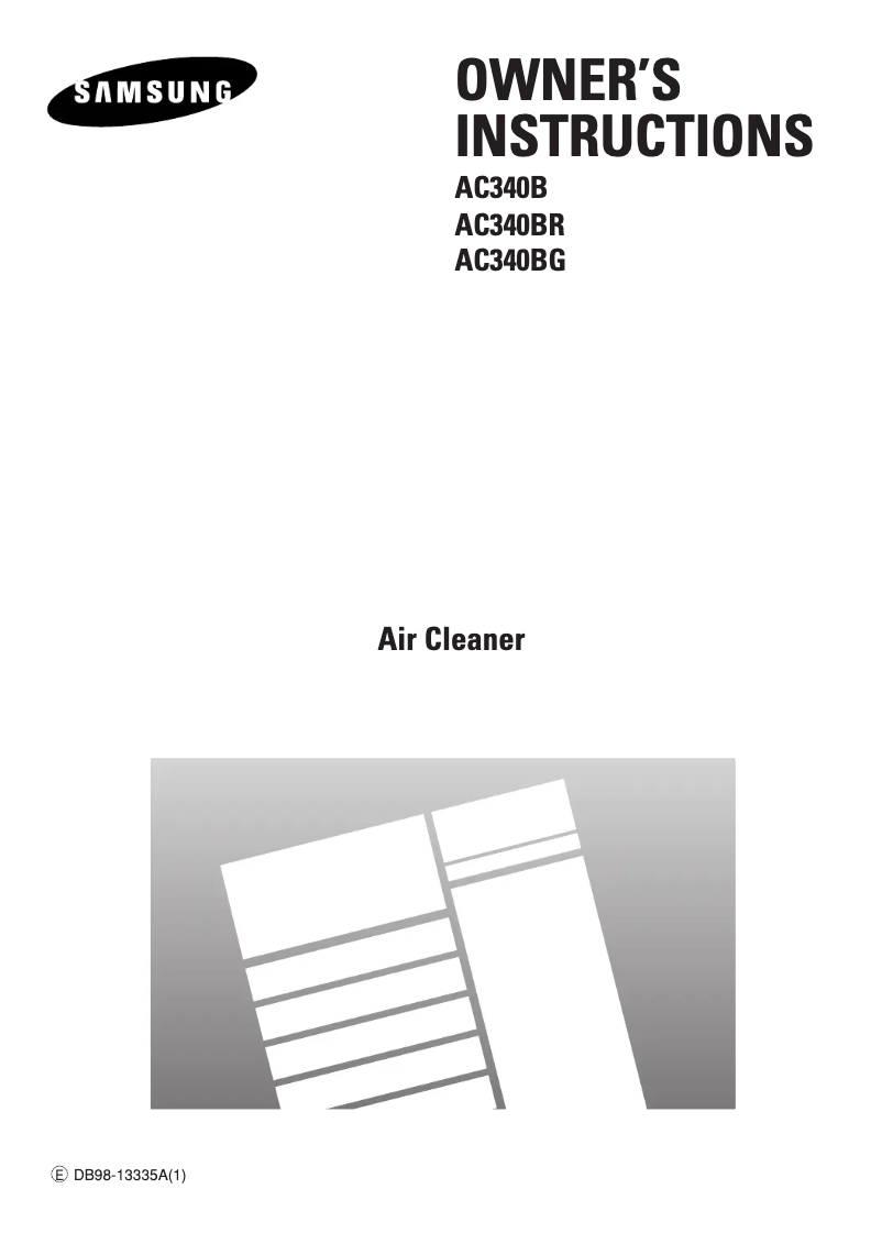 Page 1 de la notice Manuel utilisateur Samsung AC340BR