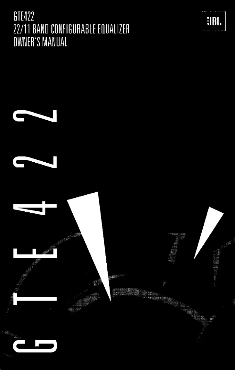 Page 1 de la notice Manuel utilisateur JBL Grand Touring GTE422