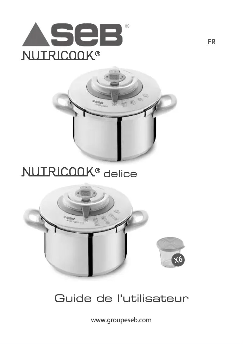 Page 1 de la notice Manuel utilisateur SEB Nutricook