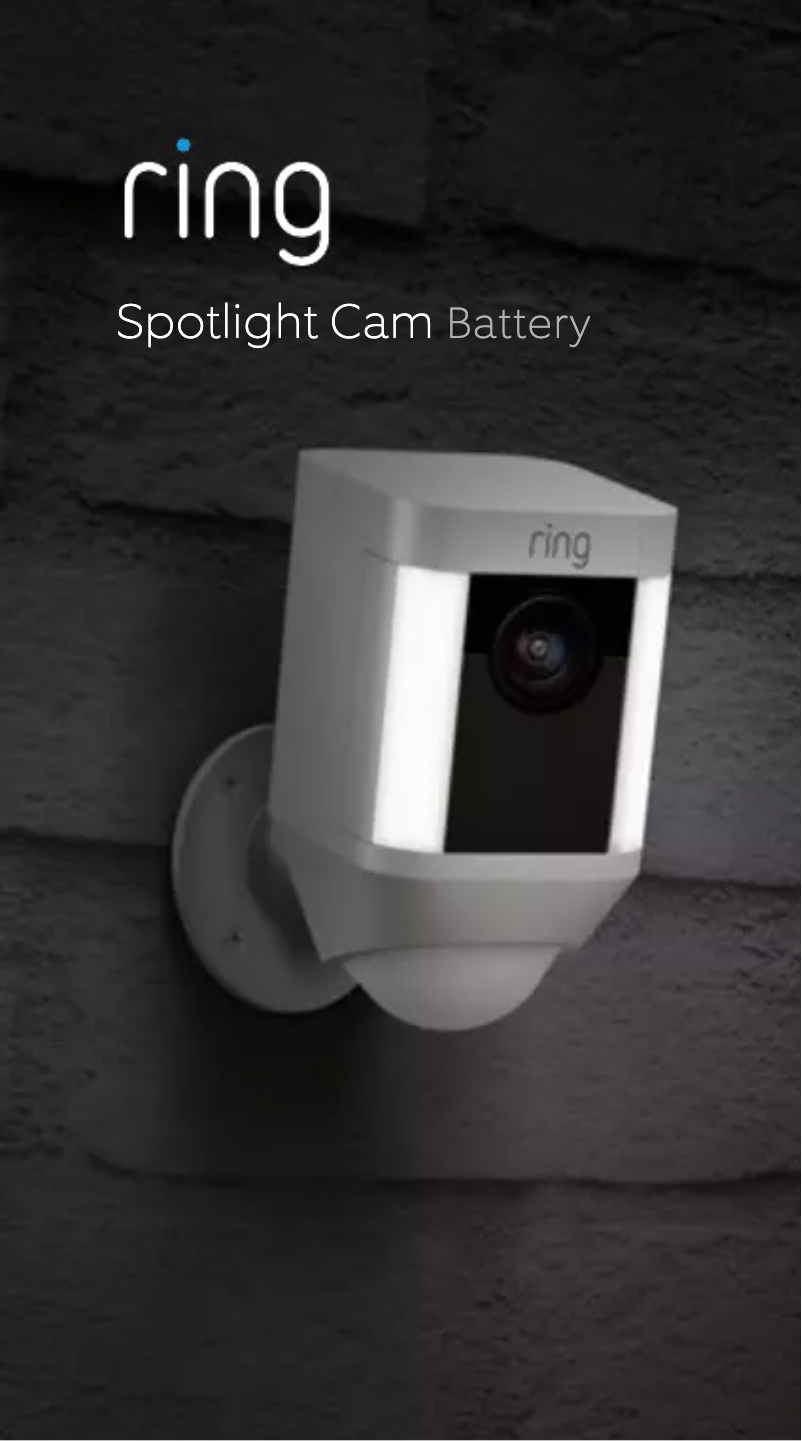 Image de la première page du manuel de l'appareil Spotlight Cam Battery