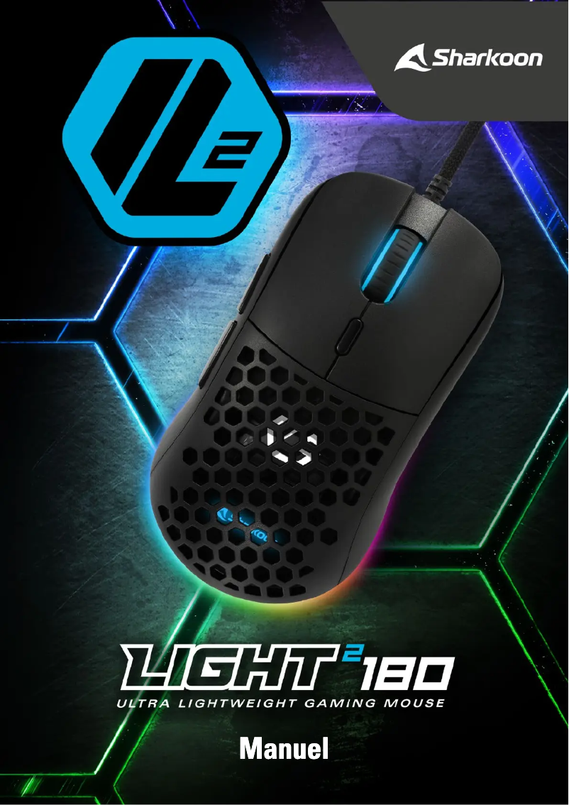 Page 1 de la notice Manuel utilisateur Sharkoon Light² 180
