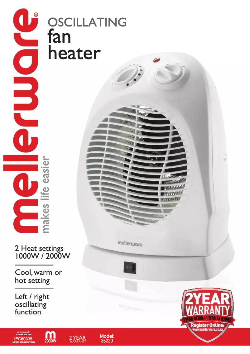 Image de la première page du manuel de l'appareil 35220