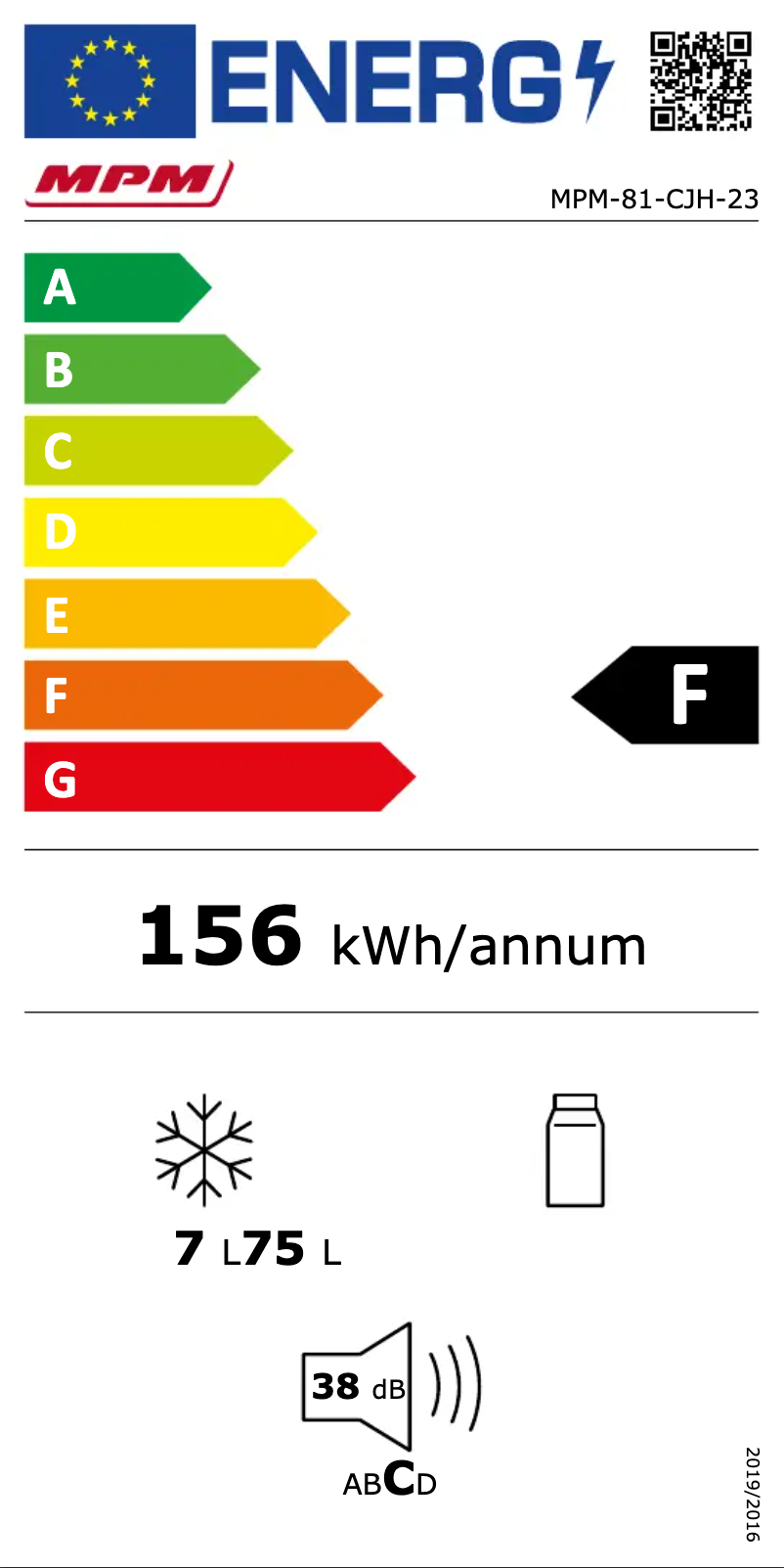 Page n°1 - Label énergétique MPM MPM-81-CJH-23