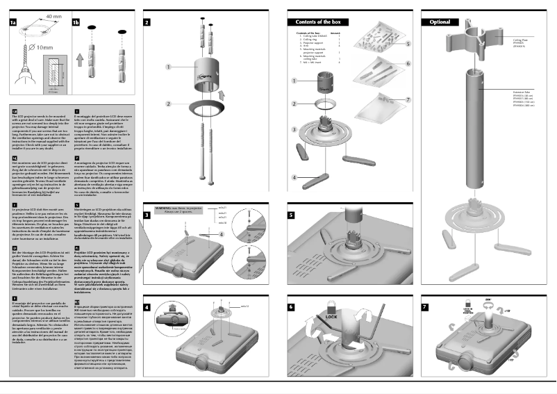 Page n°1 - Manuel utilisateur Vogel's PPC 200