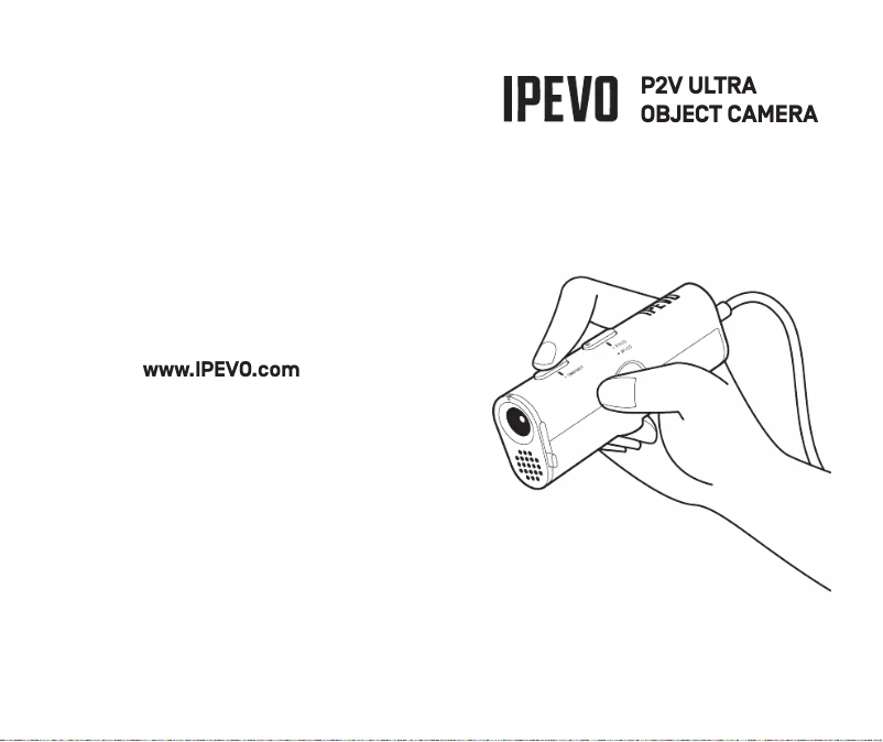 Image de la première page du manuel de l'appareil P2V ULTRA