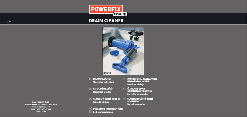 Página 1 del manual Manual de usuario Powerfix KH 710