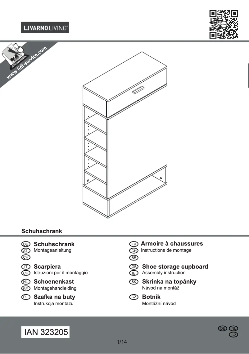 Page n°1 - Manuel utilisateur Livarno Lux IAN 323205