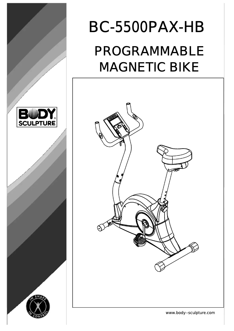 Page n°1 - Manuel utilisateur Body Sculpture BC-5500 PAX-HB