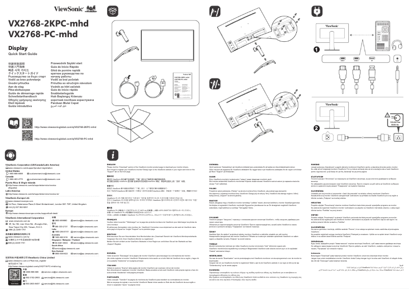 Página 1 del manual Manual de usuario Viewsonic VX2768-2KPC-MHD