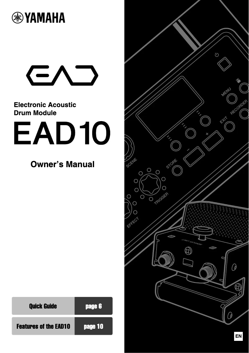 Image de la première page du manuel de l'appareil EAD10