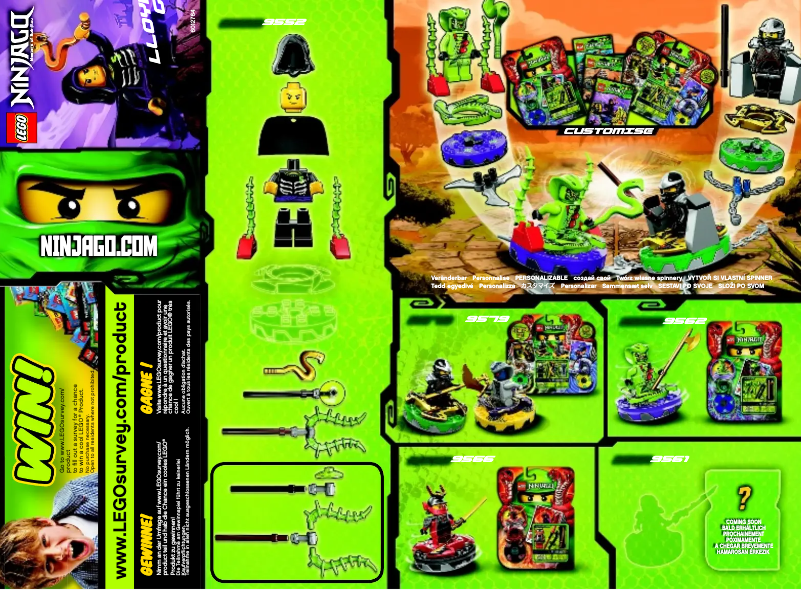 Image de la première page du manuel de l'appareil Lloyd Garmadon