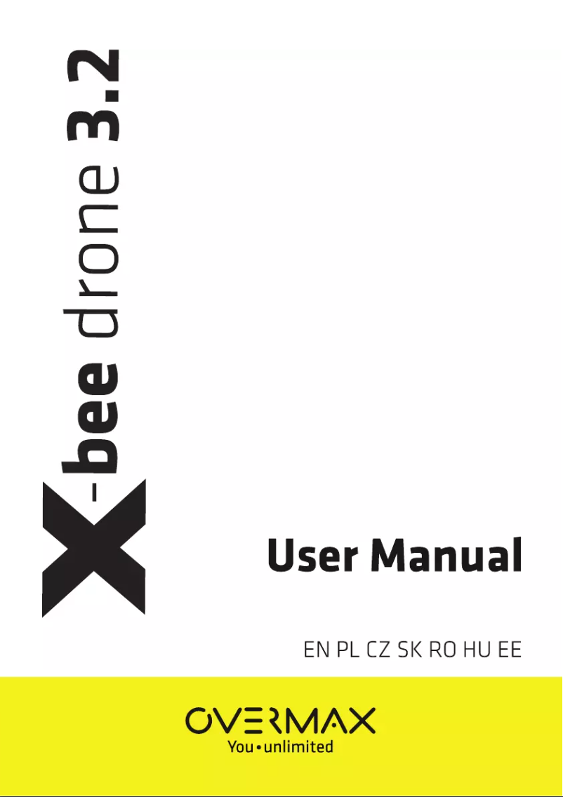 Page 1 de la notice Manuel utilisateur Overmax X-bee drone 3.2