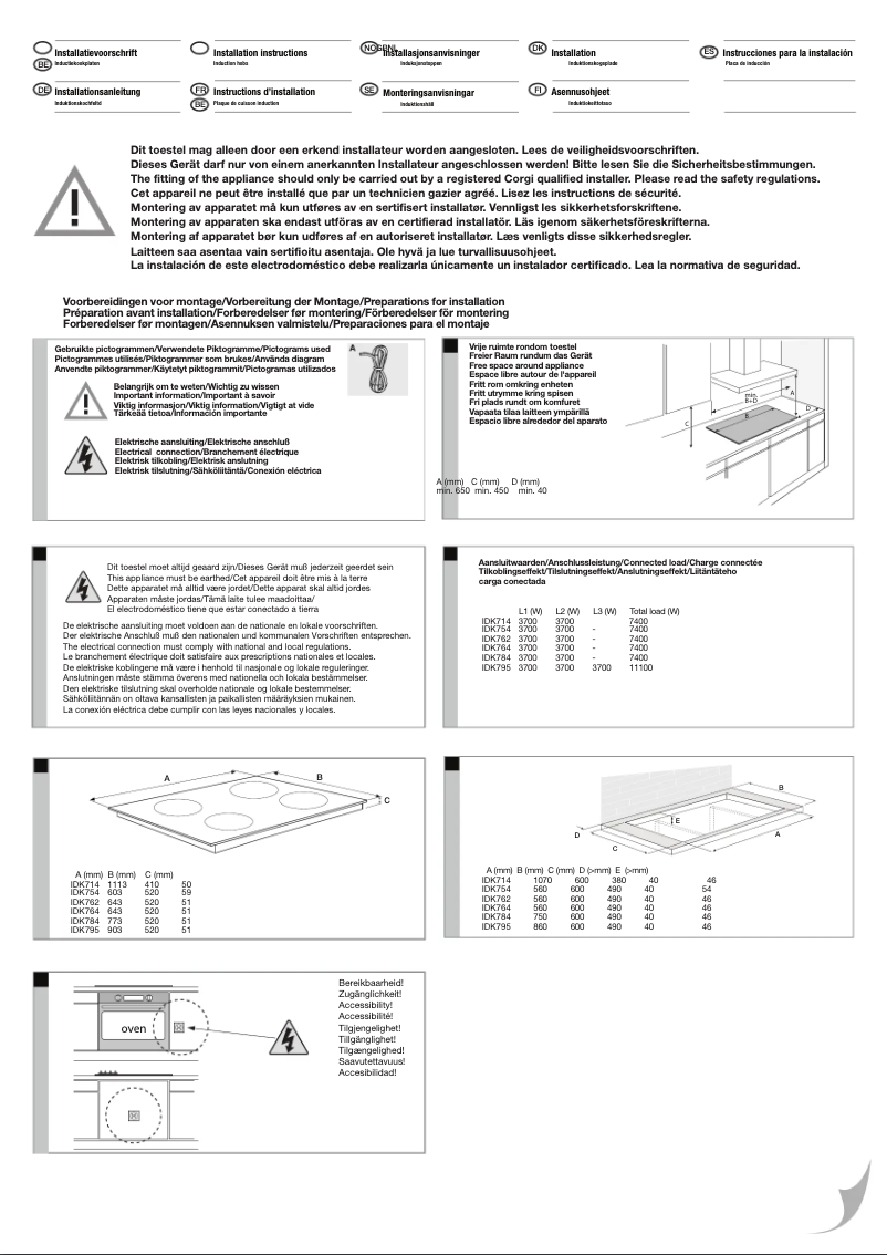 Page n°1 - Manuel utilisateur Pelgrim IDK754
