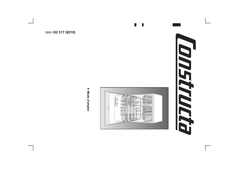 Page 1 de la notice Manuel utilisateur Constructa CG 562J9