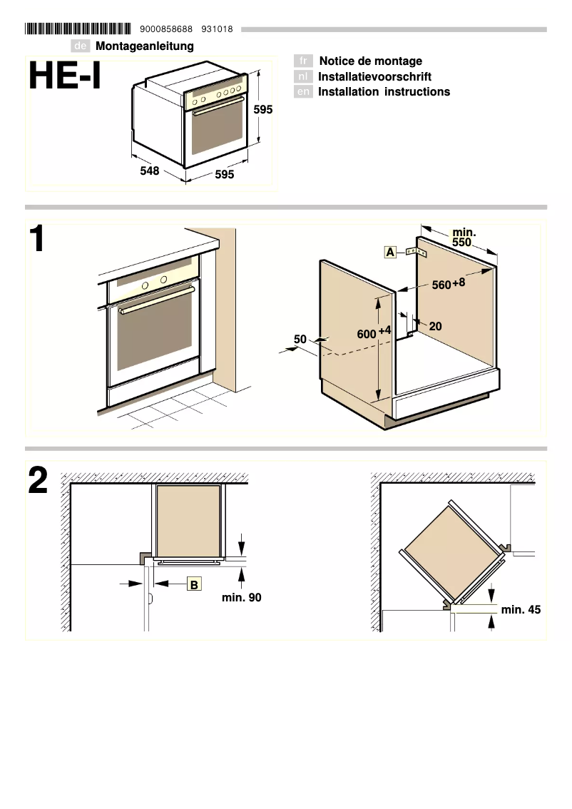 Image de la première page du manuel de l'appareil CH236253