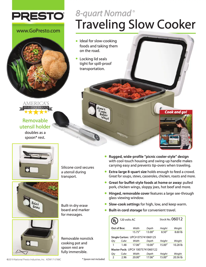 Image de la première page du manuel de l'appareil Nomad 06012