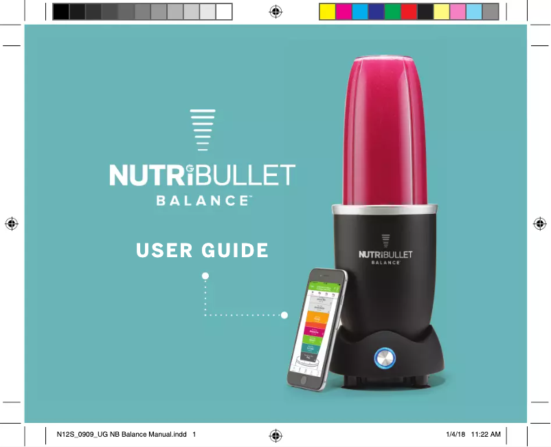 Page 1 de la notice Manuel utilisateur NutriBullet Balance