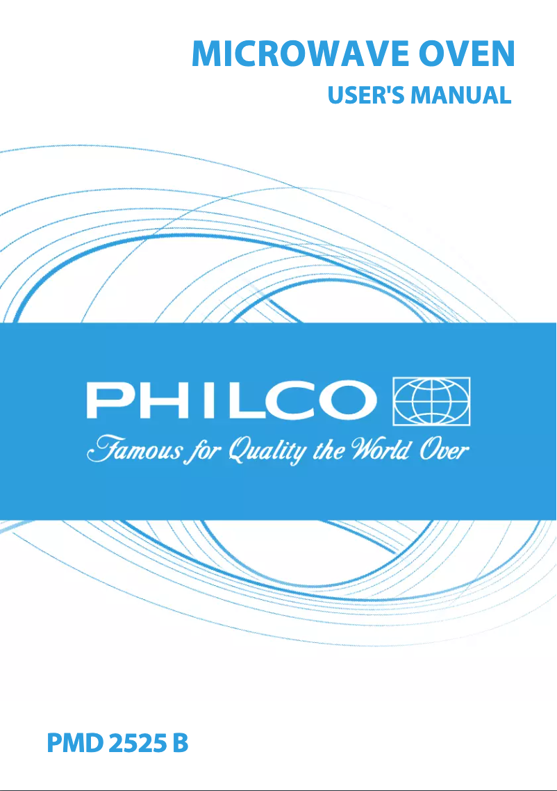 Page n°1 - Manuel utilisateur Philco PMD 2525 B