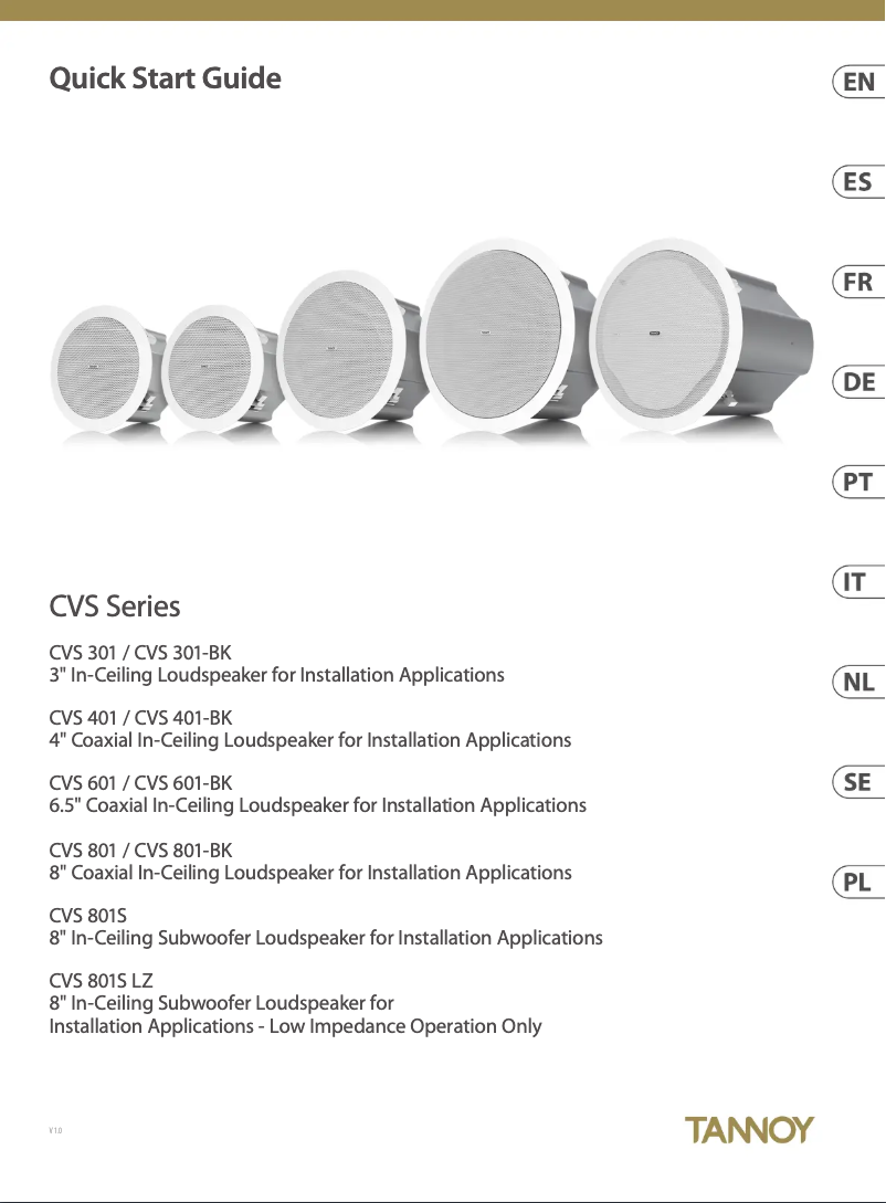 Image de la première page du manuel de l'appareil CVS 601